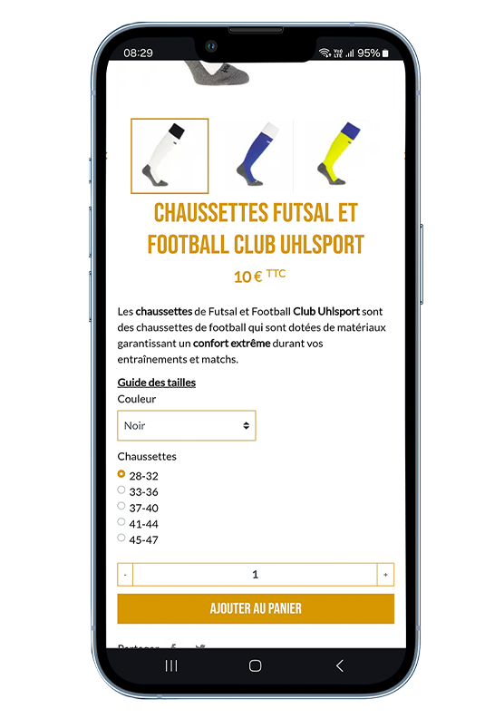 Création site e-commerce Inside Sport